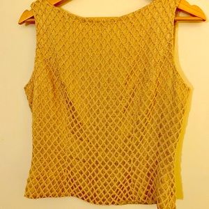 Incredible fully beaded top by Carmen Marc Valvo